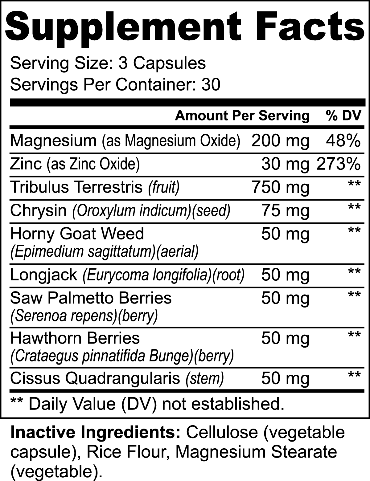 EXOTREN Testosterone Booster